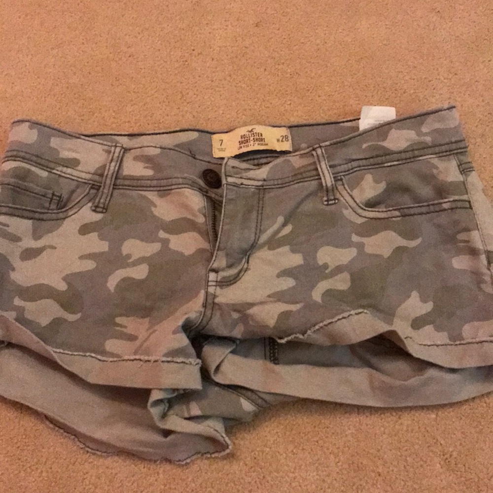 Low Rise Hollister Jean Shorts
